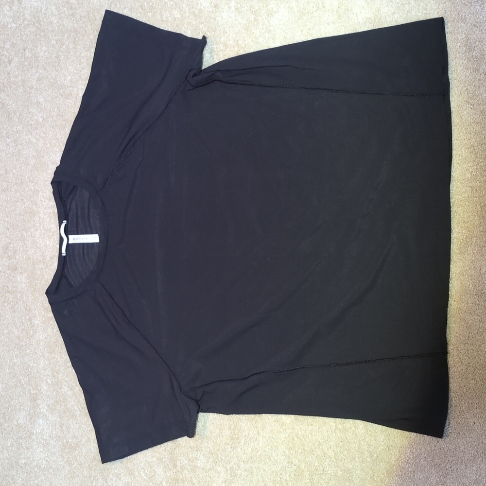 Athleta Women's Black Short Sleeve Tee
